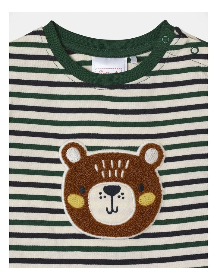 Stripe T-Shirt in Green