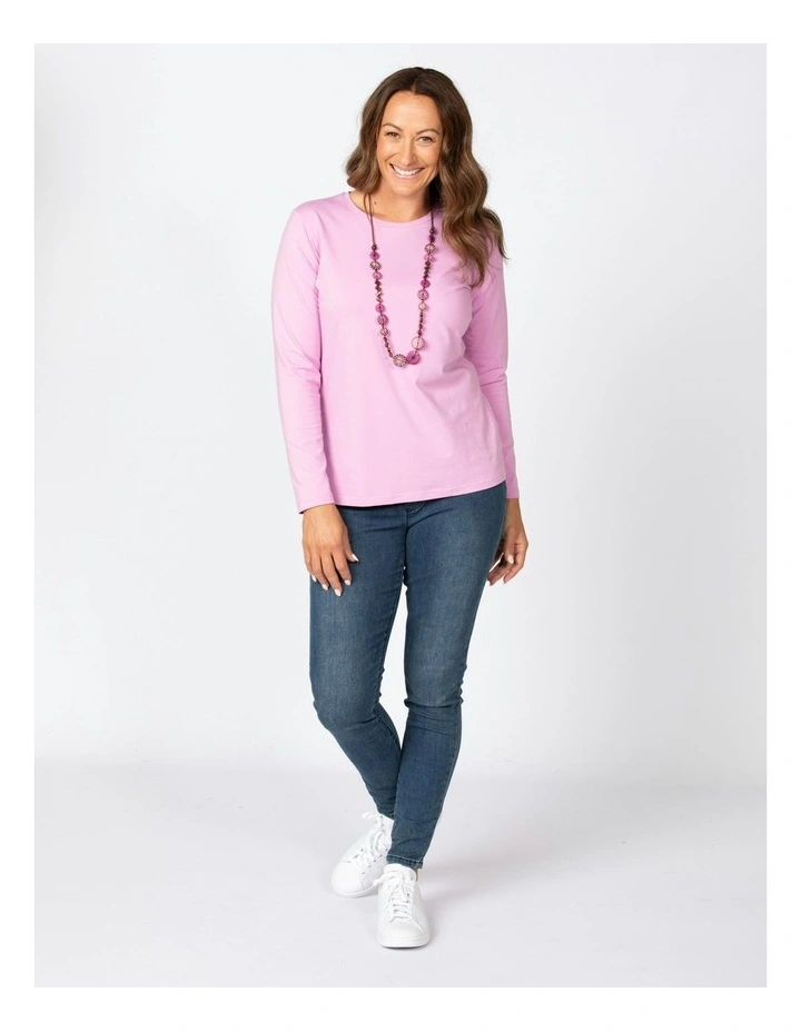 Camp Classic Long Sleeve Tee in Soft Magenta