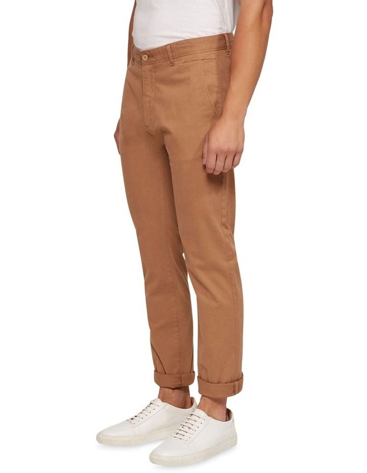 Danny Casual Organic Cotton Chinos in Brown