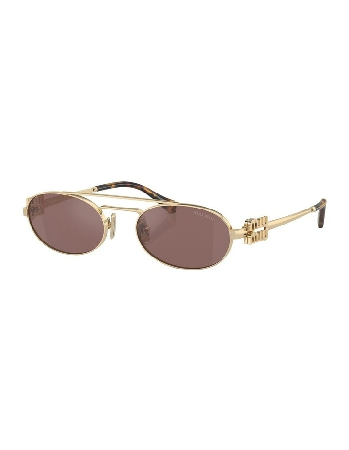 MU 54ZS Sunglasses in Gold