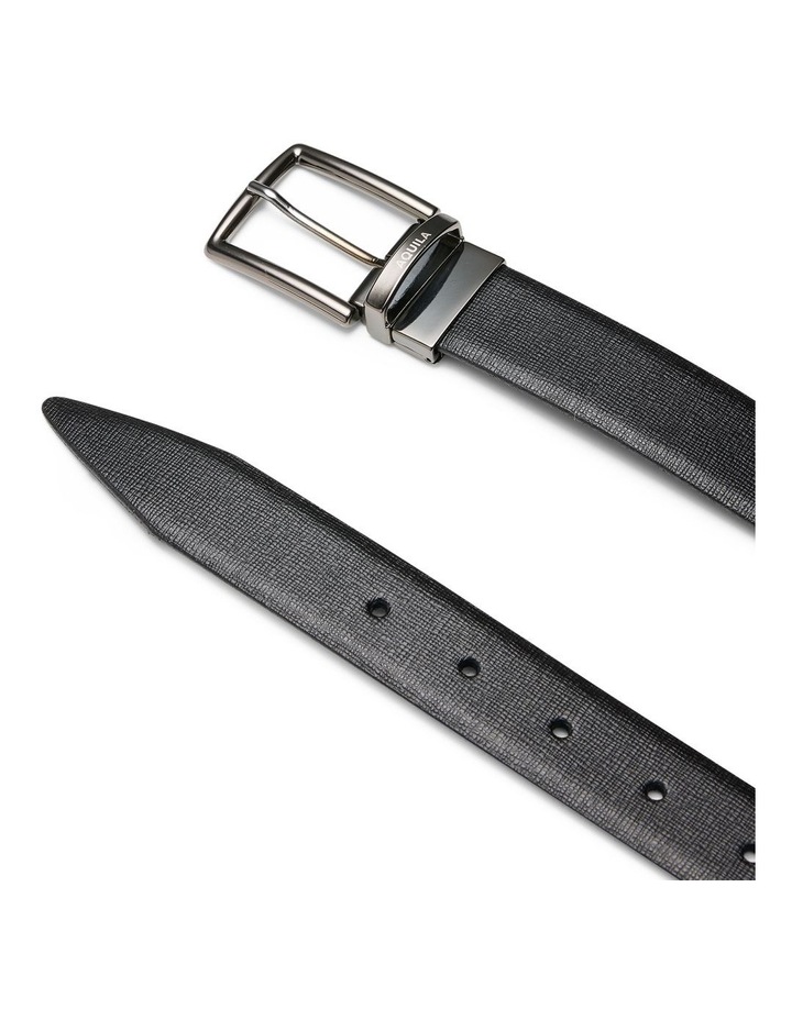 Maverick Leather Reversible Belt in Black