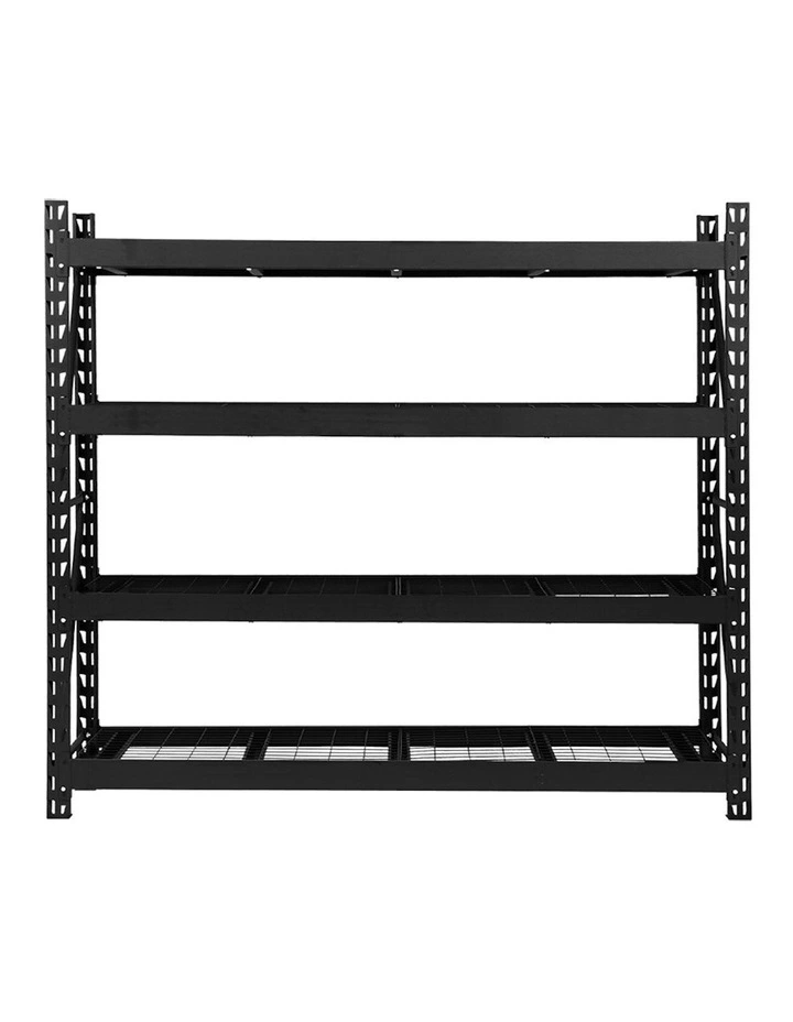 Garage Shelving 4x2m in Black