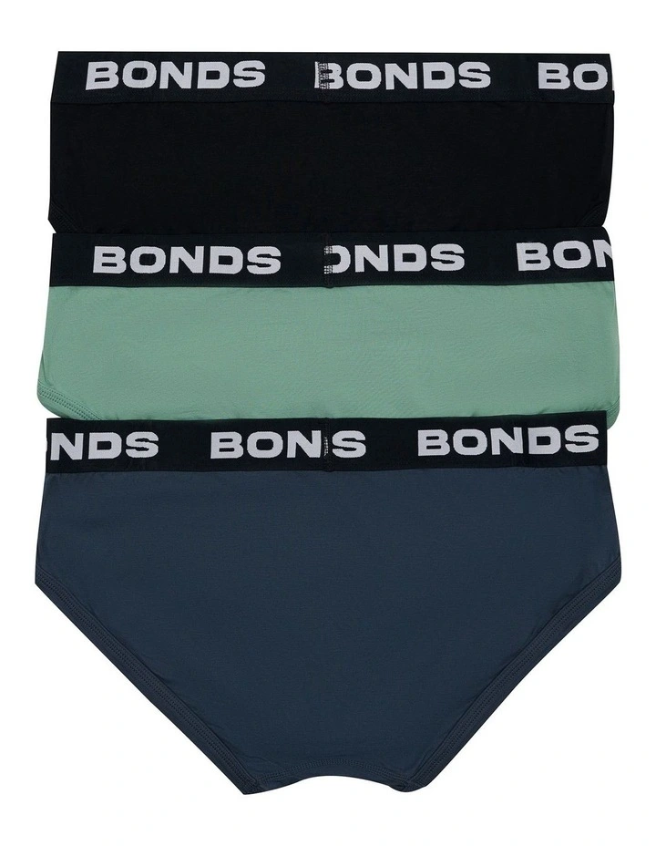 Total Package Brief 3 Pack in Black/Harpoon