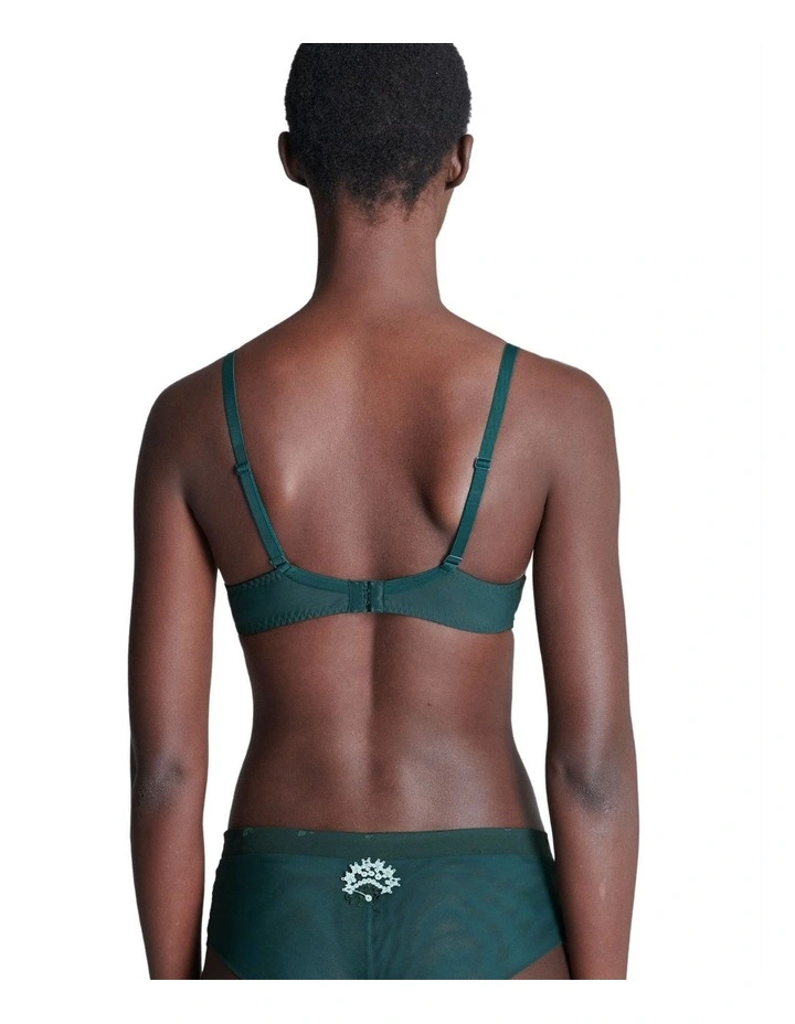 Wish Full Cup Plunge Bra in Kolsai Green