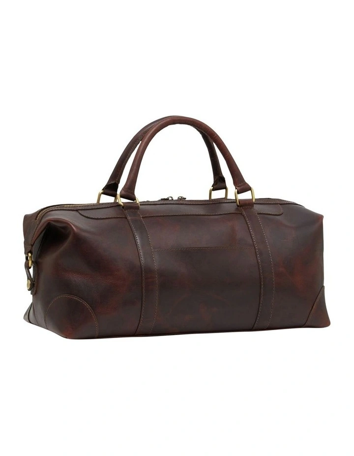 Griffin Small Overnighter in Saddle Tan