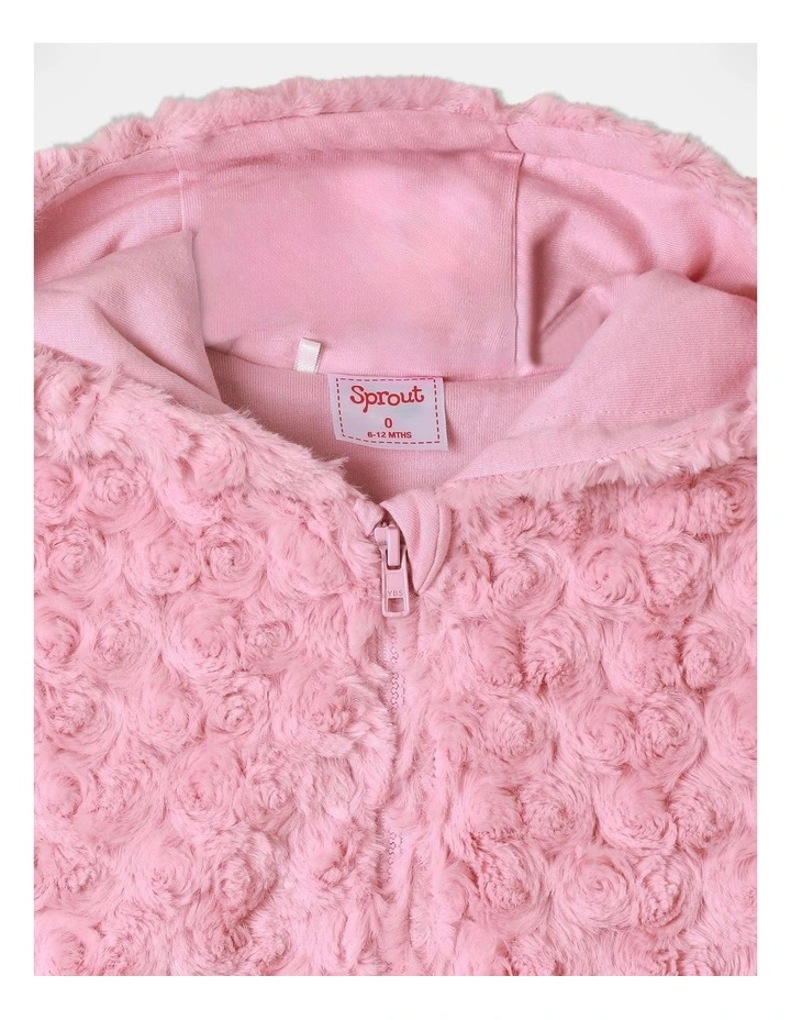 Sherpa Jacket in Pink