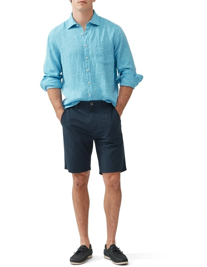 Cable Bay Shirt in Cobalt