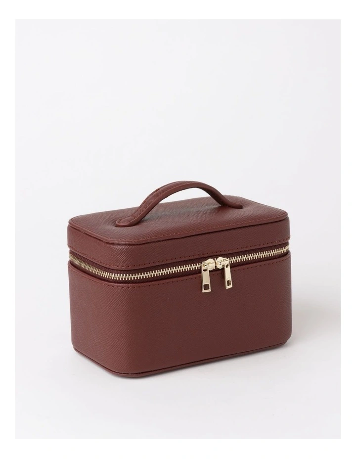 Vanity Case Jewel Box in Chocolate