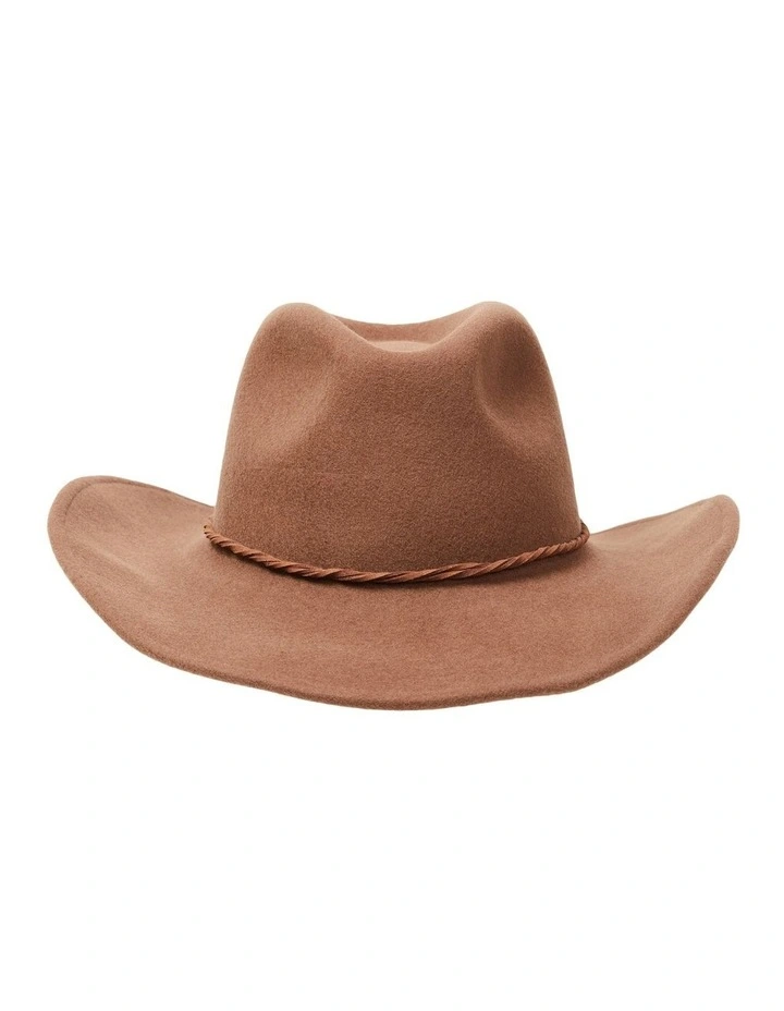 Muster hat in Tan