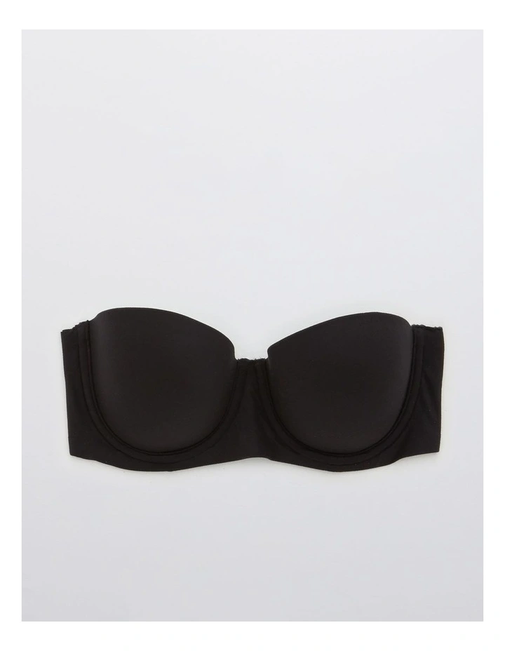 Sunnie Strapless Lightly Lined Bra in True Black