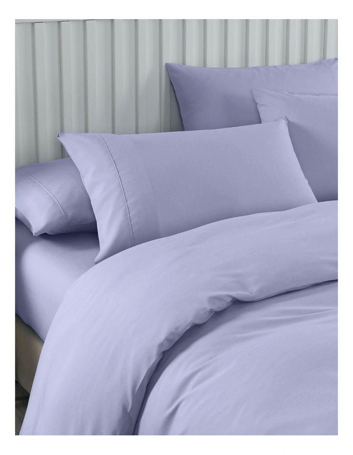 2000 Thread Count Bamboo Cooling Double Quilt Cover Set in Lilac