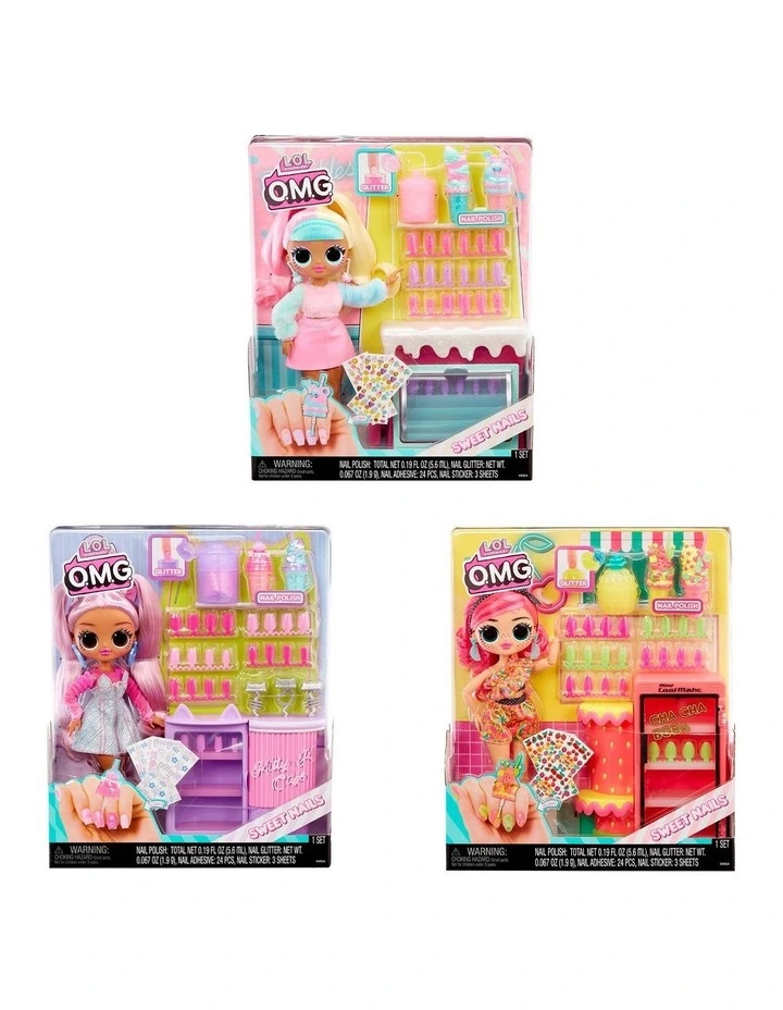 O.M.G. Sweet Nails Fashion Dolls Assorted