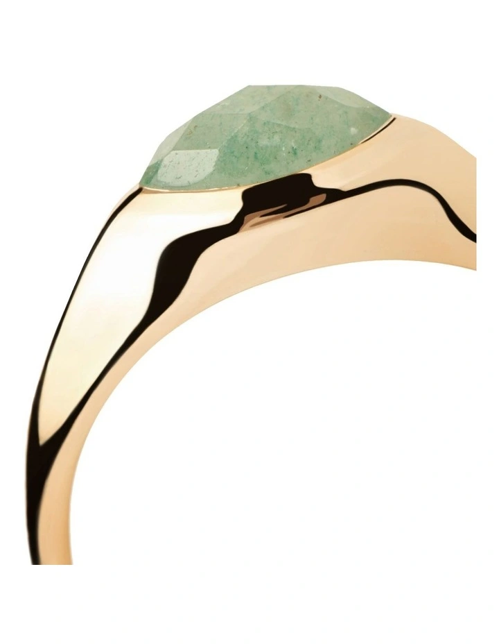 Nomad Stamp Ring in Green