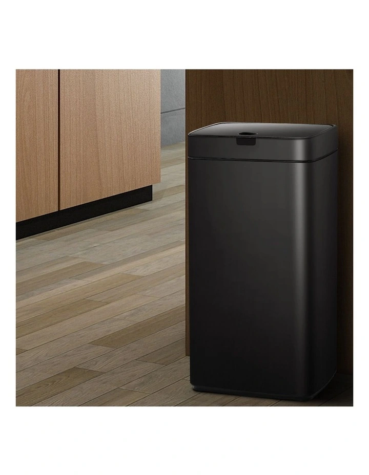 Rubbish Automatic Motion Sensor Bin 45L in Black