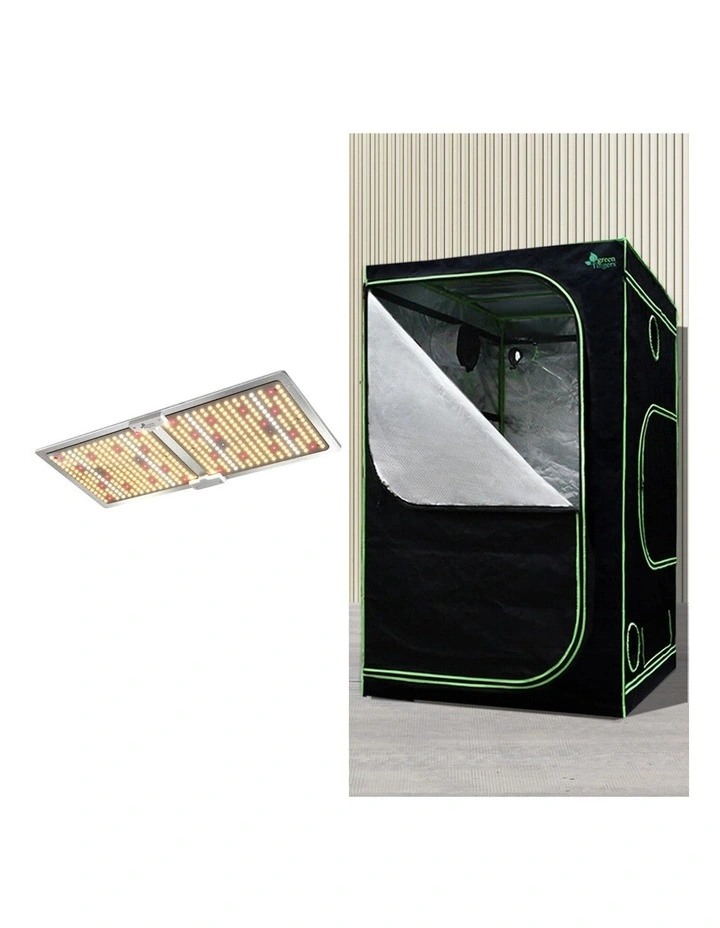 Hydroponics Grow Tent 2200W LED in Black