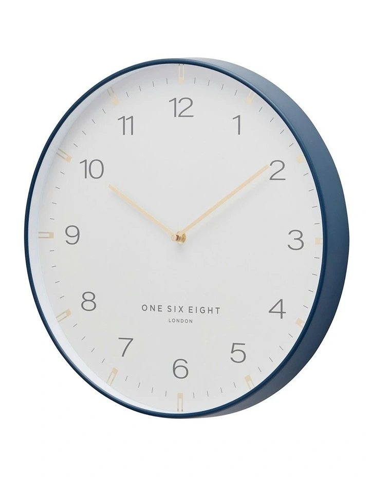 Sienna Wall Clock 40cm in White