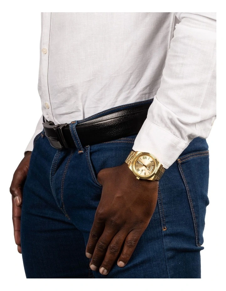 Contental Gold Stainless Steel Watch