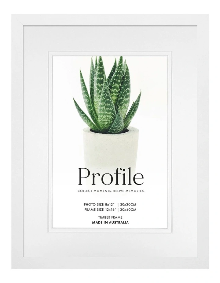 Decorator Photo Frame 30x40/20x30cm in White