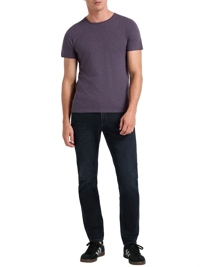 Jordan Slim Leg Jean in Blue/Black