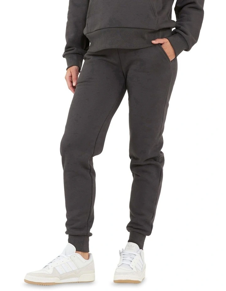 Taylor Over Tummy Joggers in Slate