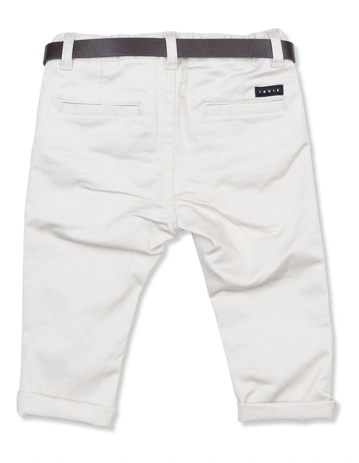 Cuba Stretch Chino (0-2 years) in Talc