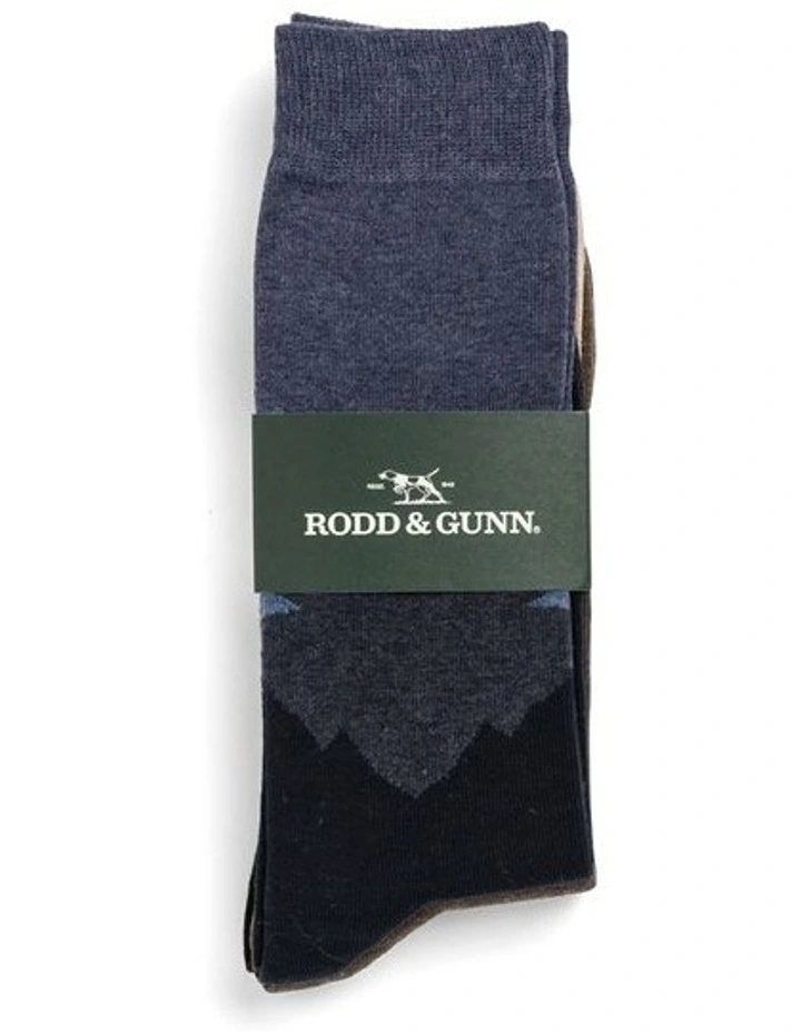 Horsley Sock Three Pack in Multi