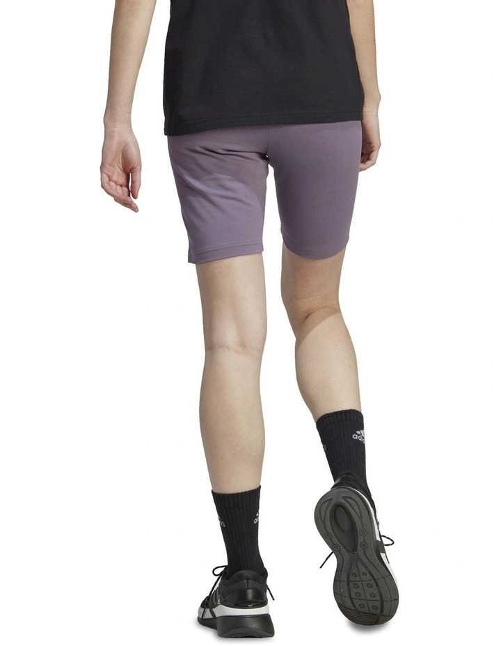 Future Icons 3-Stripes Bike Shorts in Shadow Violet