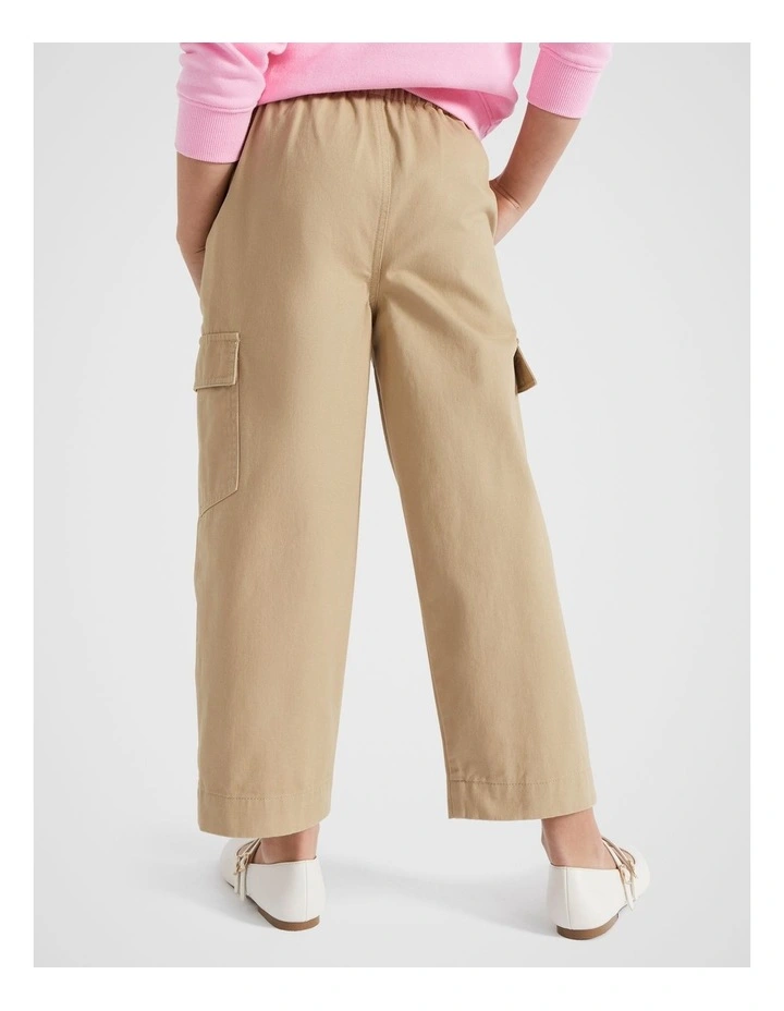 Pleated Pant in Caramel