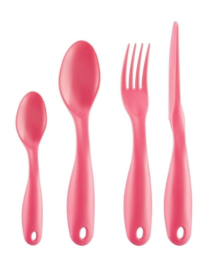 Bistro Lunch Box with Cutlery in Pink
