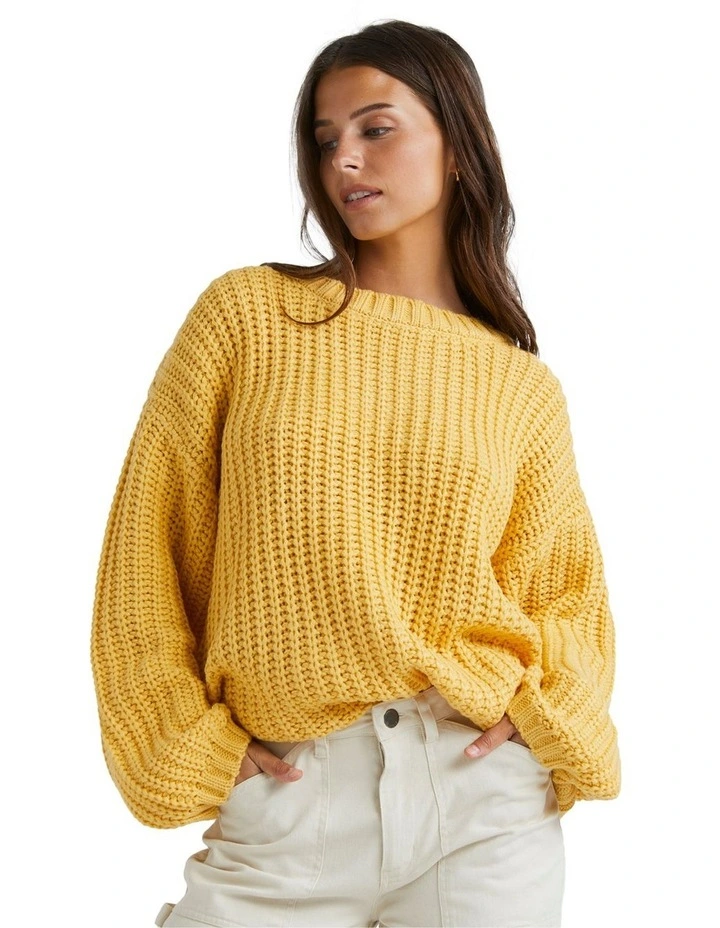 Clover Sweater in Cornsilk
