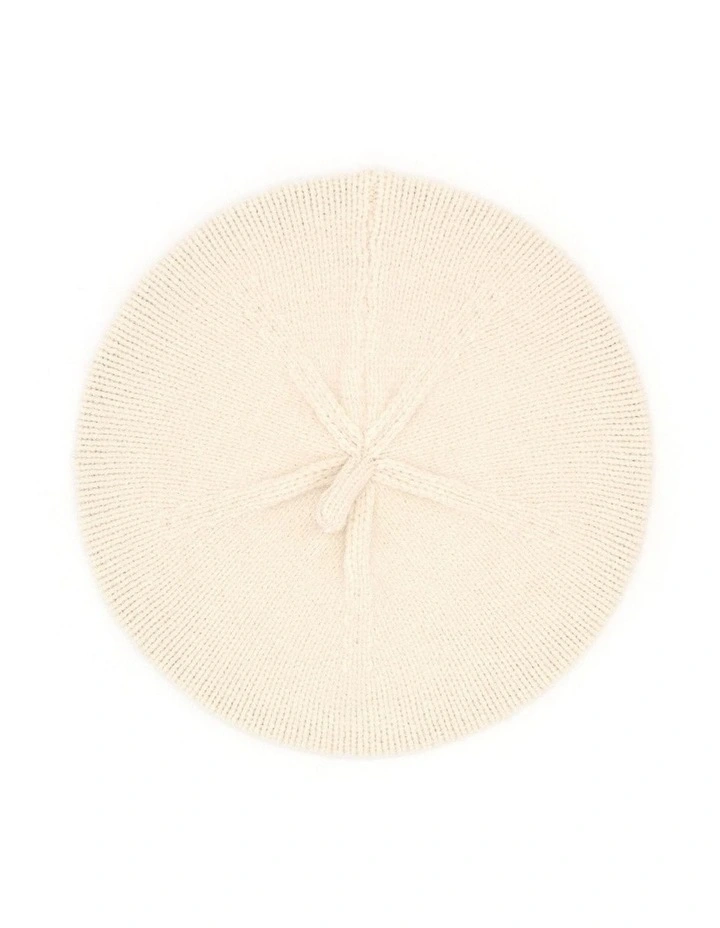 Stevie Beret in Cream