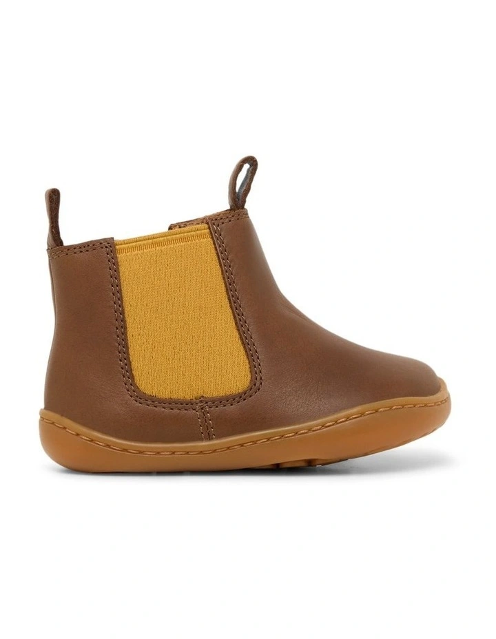 Peu Cami Gusset Infant Boots in Brown