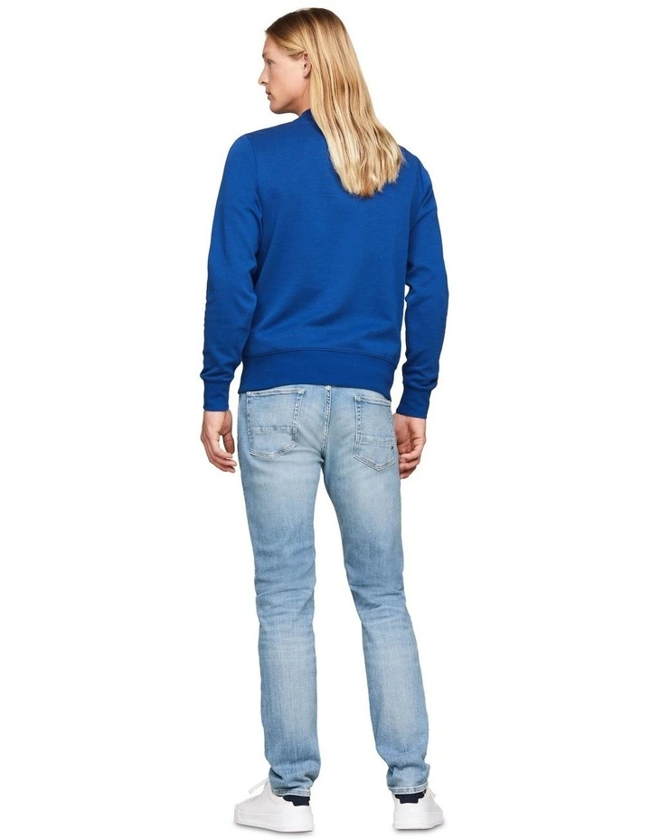 Icon Hilfiger Crew Sweat Top in Blue