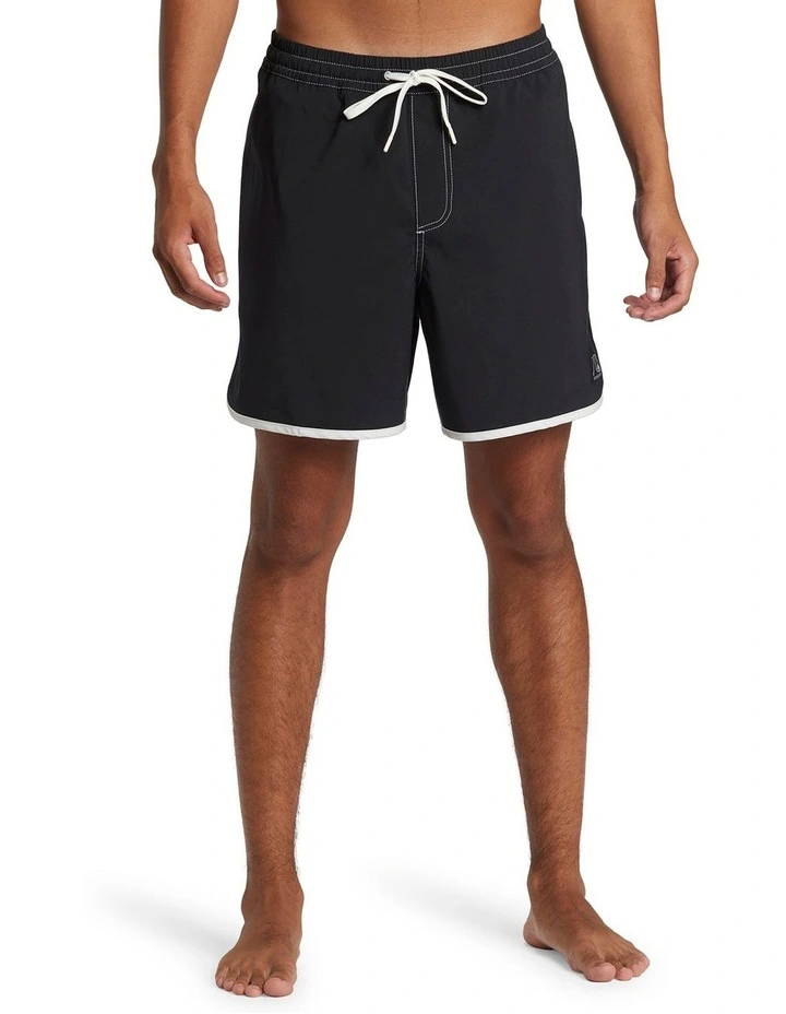 Original Scallop Volley 17" Swim Shorts in Black