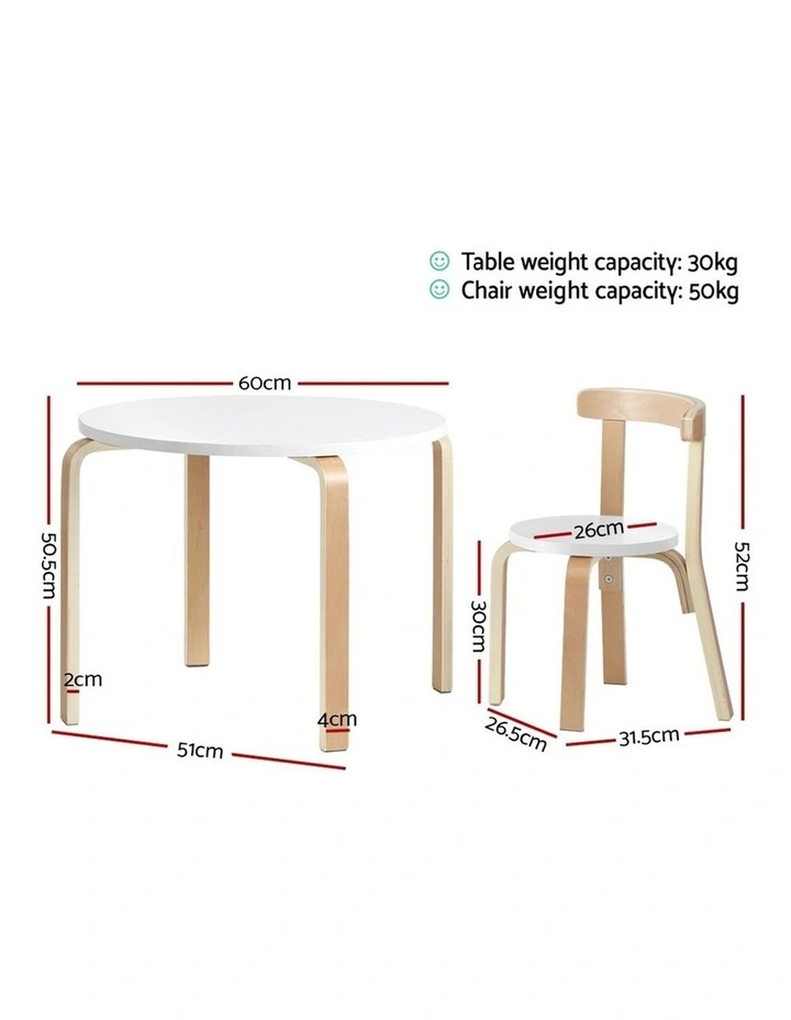 Keezi Kids Table and Chair Set Study Desk