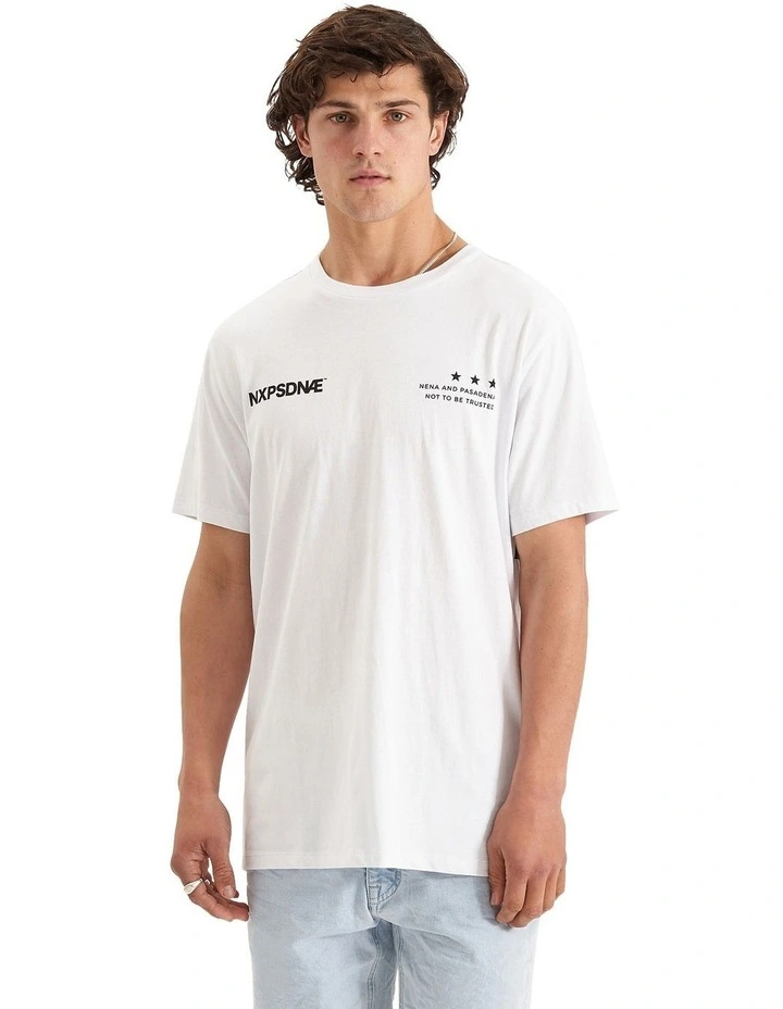 Mercenary Cape Back Tee in White