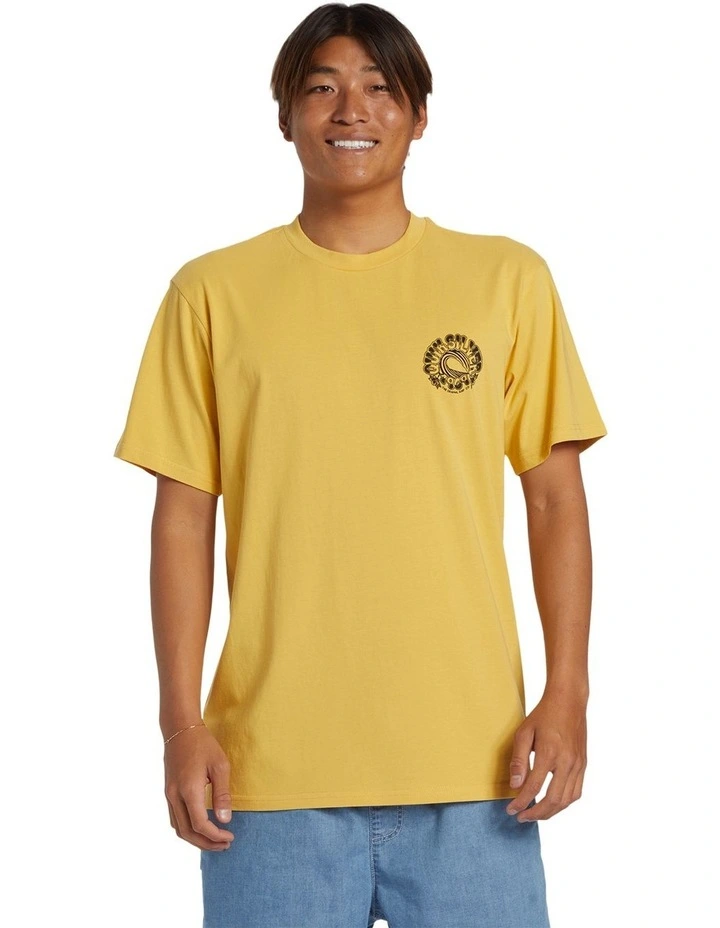 Deep Vision Short Sleeve T-shirt in Ochre