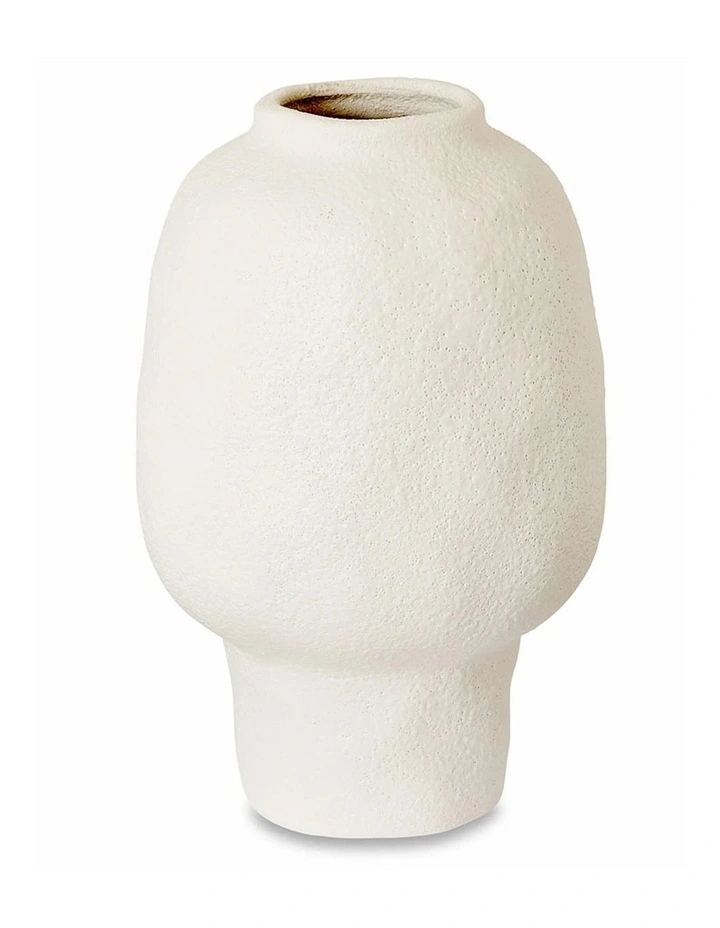 Wilbur Tall Vase in White