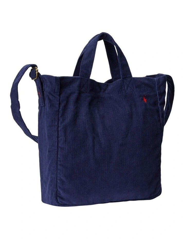 Corduroy Tote in Navy