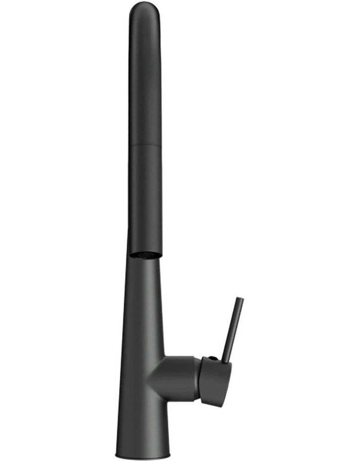 Kitchen Mixer Tap Pull Out Round 2 Mode in Black