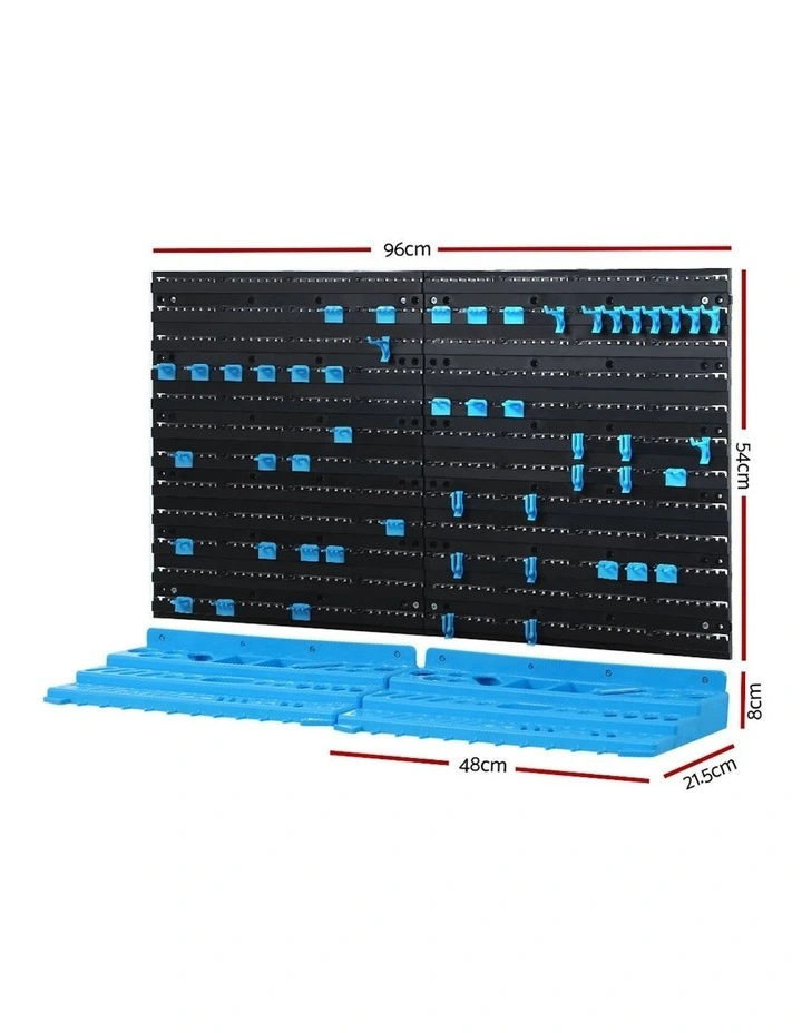 Tool Storage Rack in Black/Blue