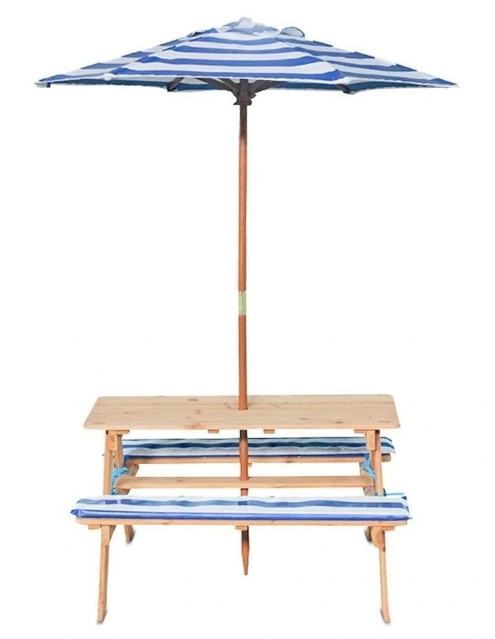 Sunset Picnic Table With Umbrella