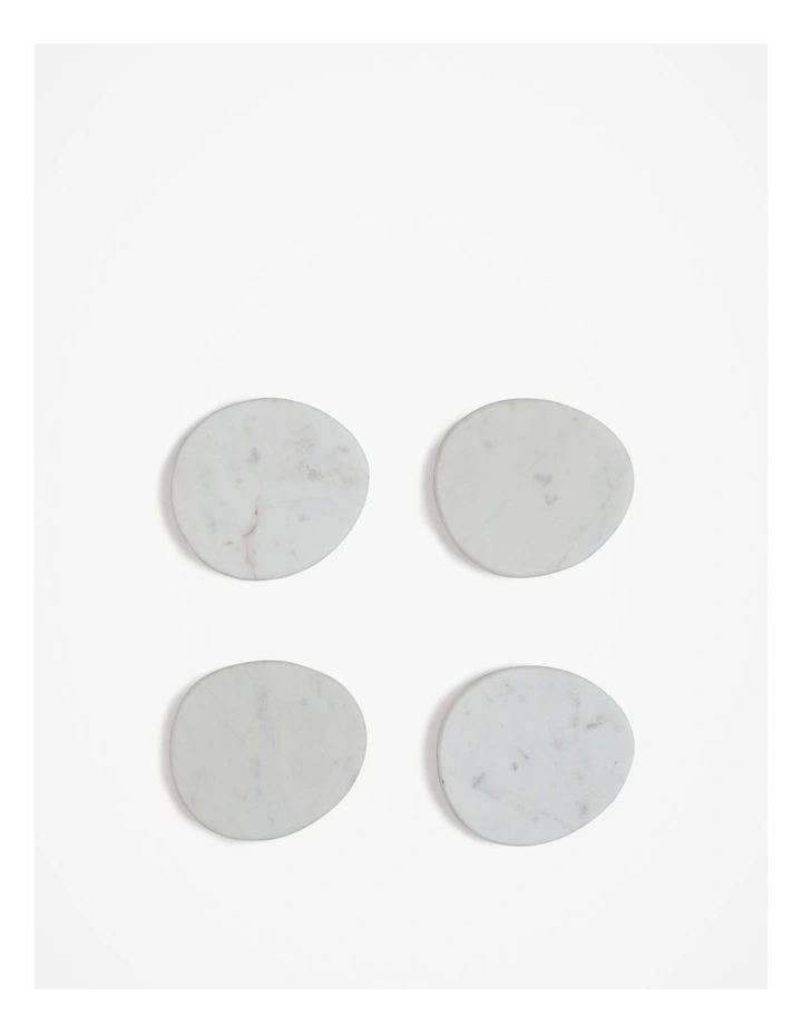Hast Coaster Pack of 4 in Snow