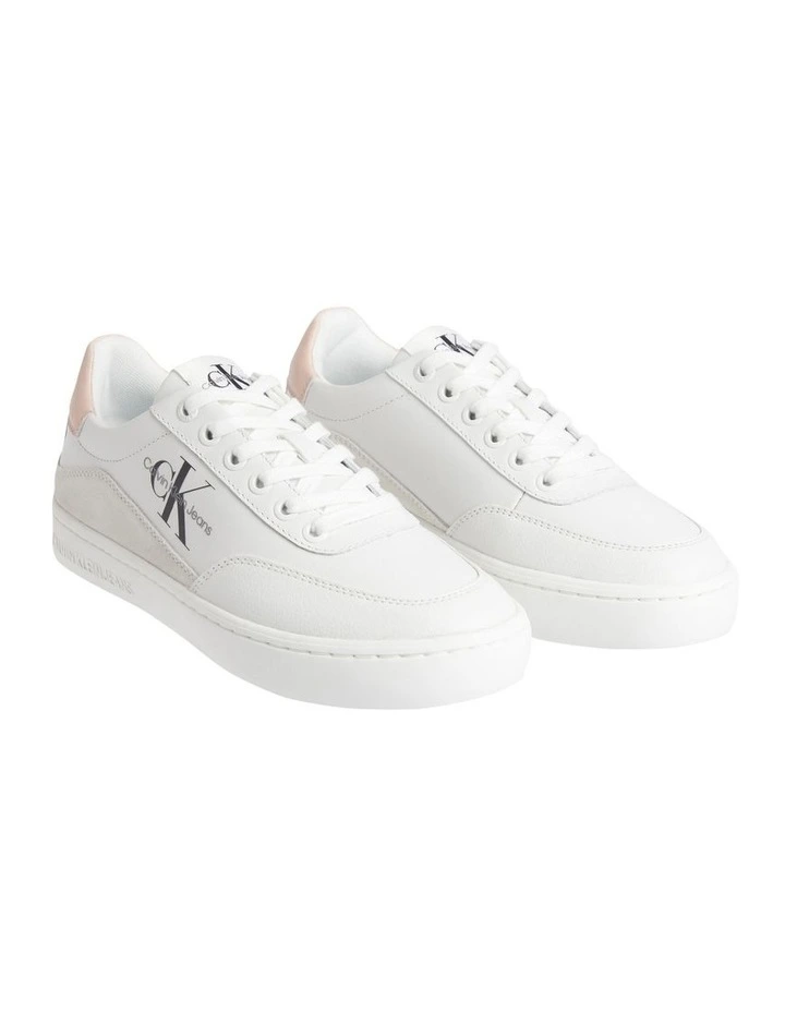 Leather Trainers in White