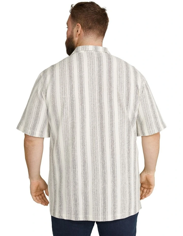 Lucas Knit Relaxed Fit Shirt in Black