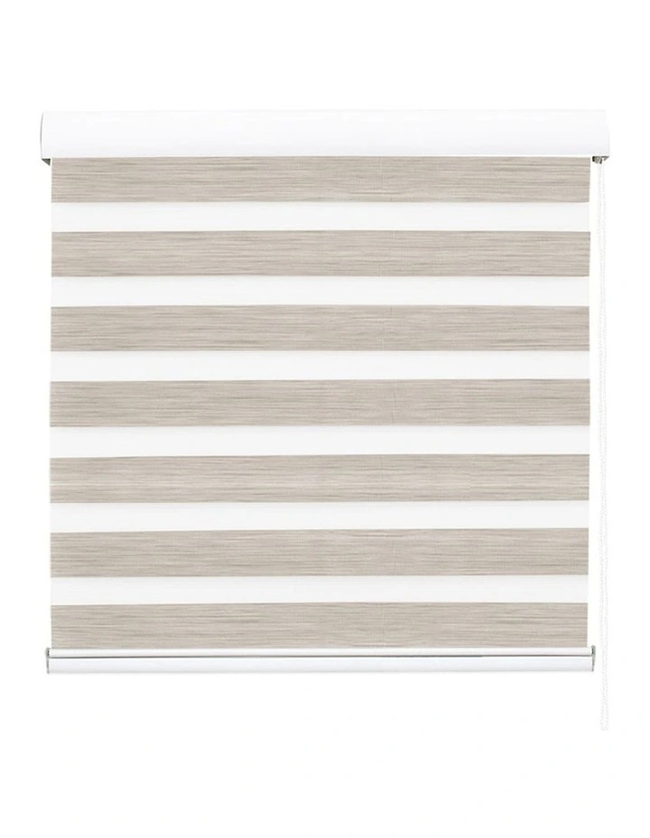 Blackout Zebra Roller Blind Curtains 210x210cm in Beige