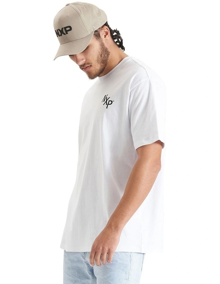 Orbit Heavy Box Fit T-shirt in Optical White