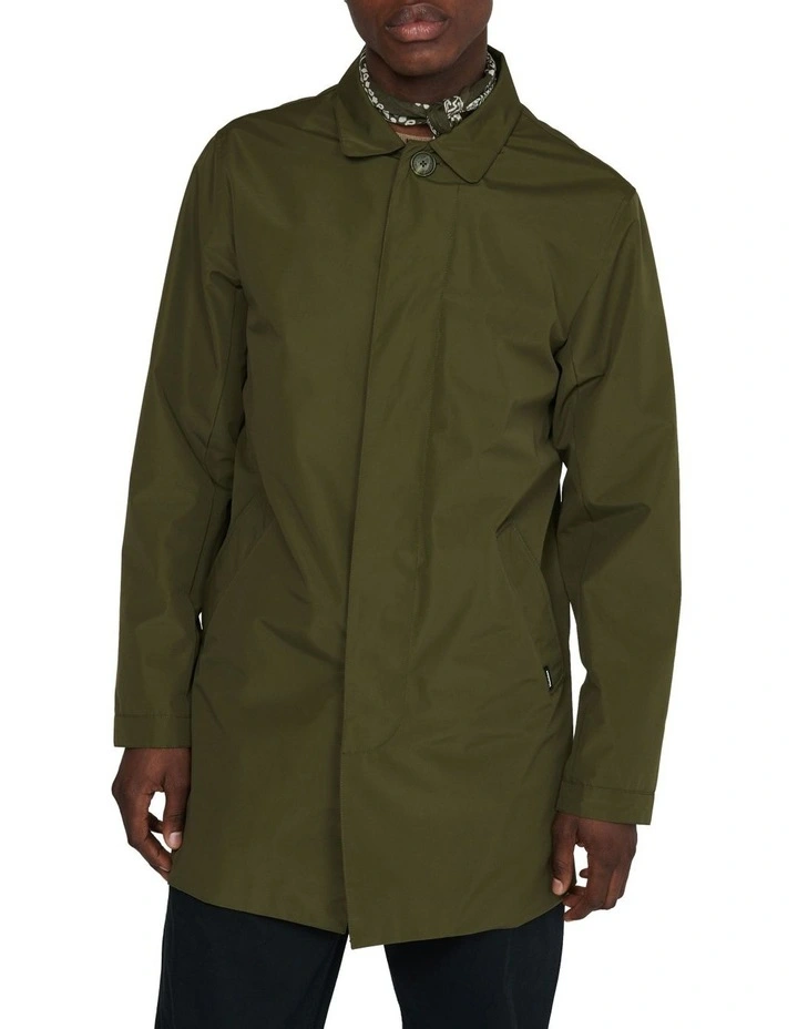 Miles Mac Coat in Green