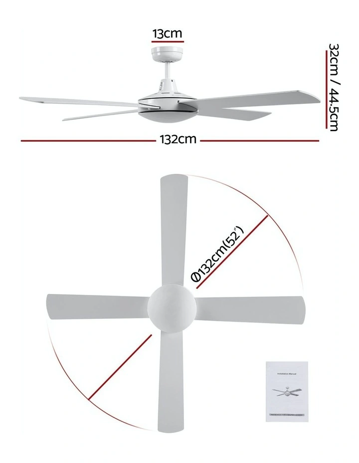 52 Inch Ceiling Fan With Remote