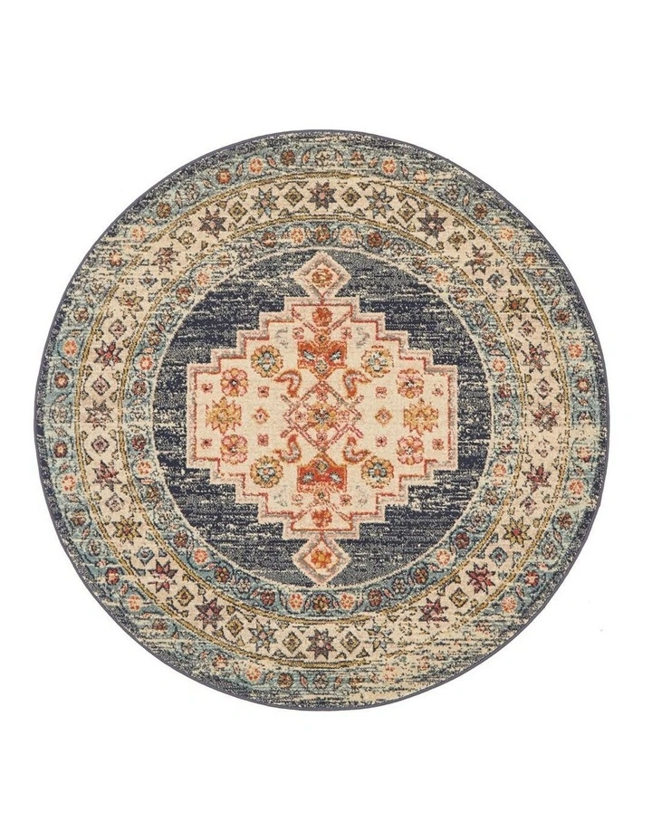 Legacy 855 Round Rug In Ecru